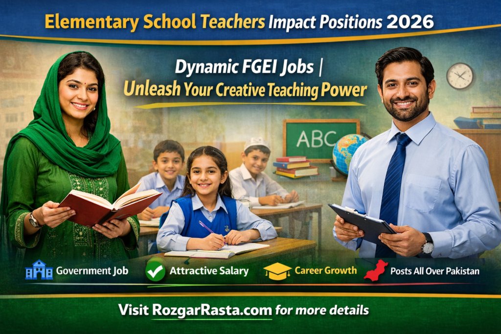 Elementary School Teachers Impact Positions 2026–  Dynamic FGEI Jobs | Unleash Your Creative Teaching Power